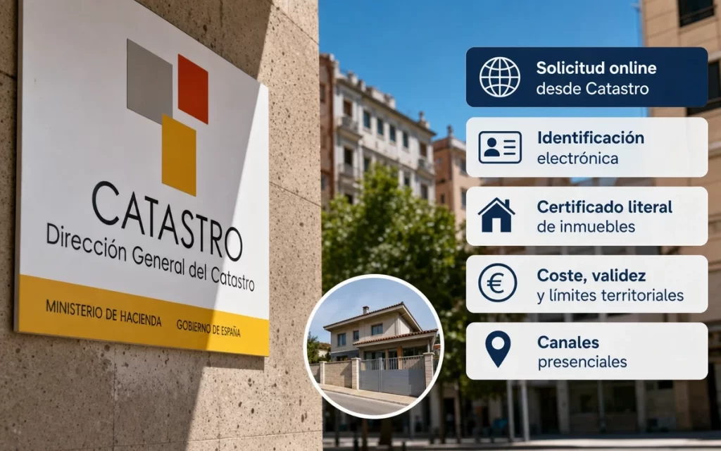 Cómo obtener un certificado literal de inmuebles del Catastro