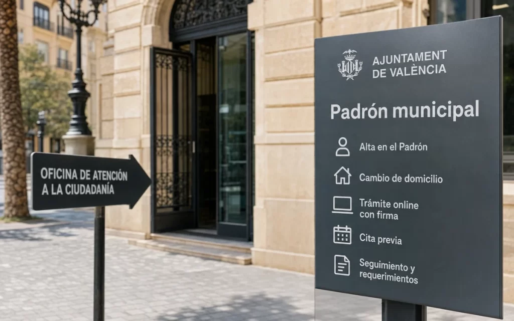 Cómo empadronarse en València: alta, cambio de domicilio y canales de trámite