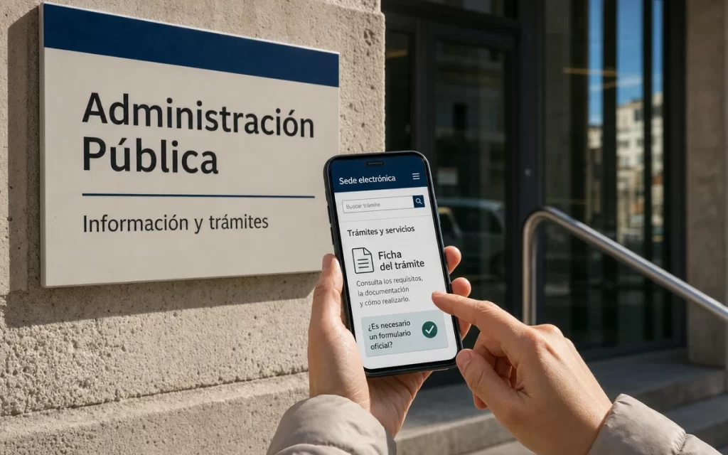 Cómo saber si existe un formulario oficial para un trámite administrativo en España