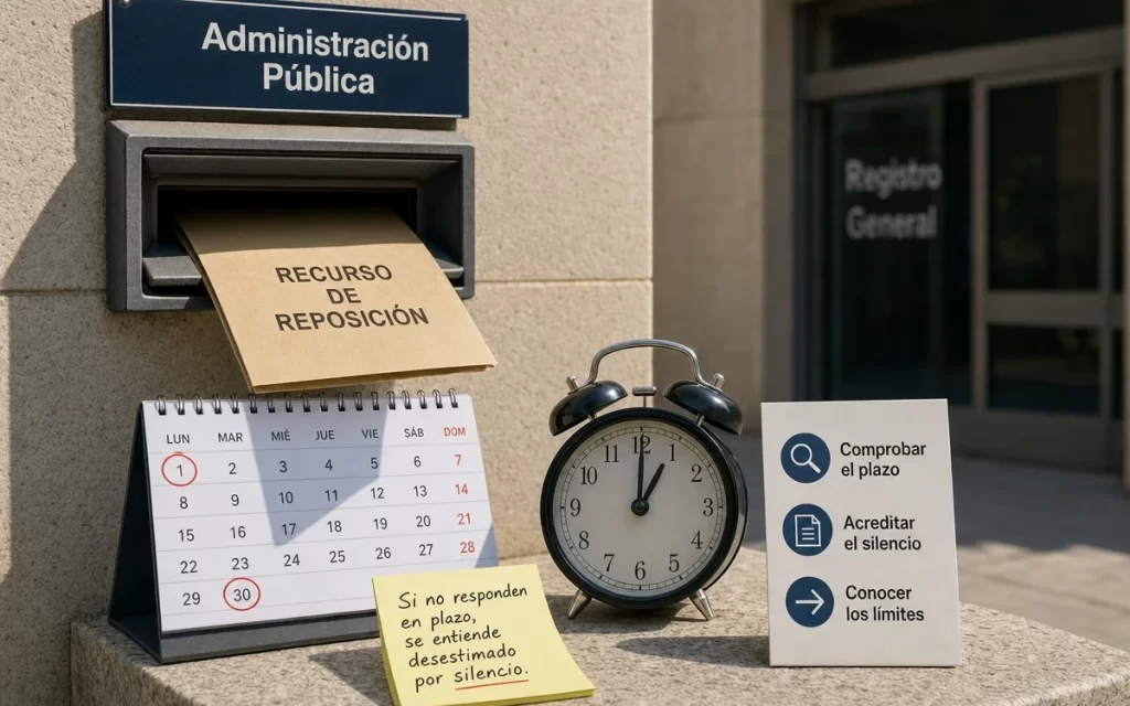 Qué pasa en España si la Administración no resuelve un recurso de reposición en plazo